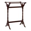 Kingfisher Lane Contemporary Heirloom Wood Blanket Rack in Cherry
