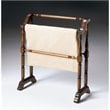 Kingfisher Lane Contemporary Blanket Rack In Plantation Cherry