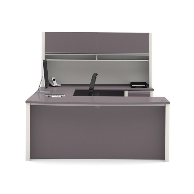 Kingfisher Lane U-Shaped Workstation with 1 Pedestal in Sandstone