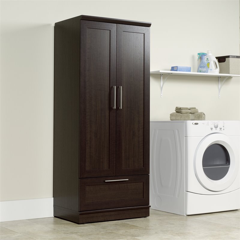 Kingfisher Lane Engineered Wood Wardrobe Armoire in Dakota Oak Finish