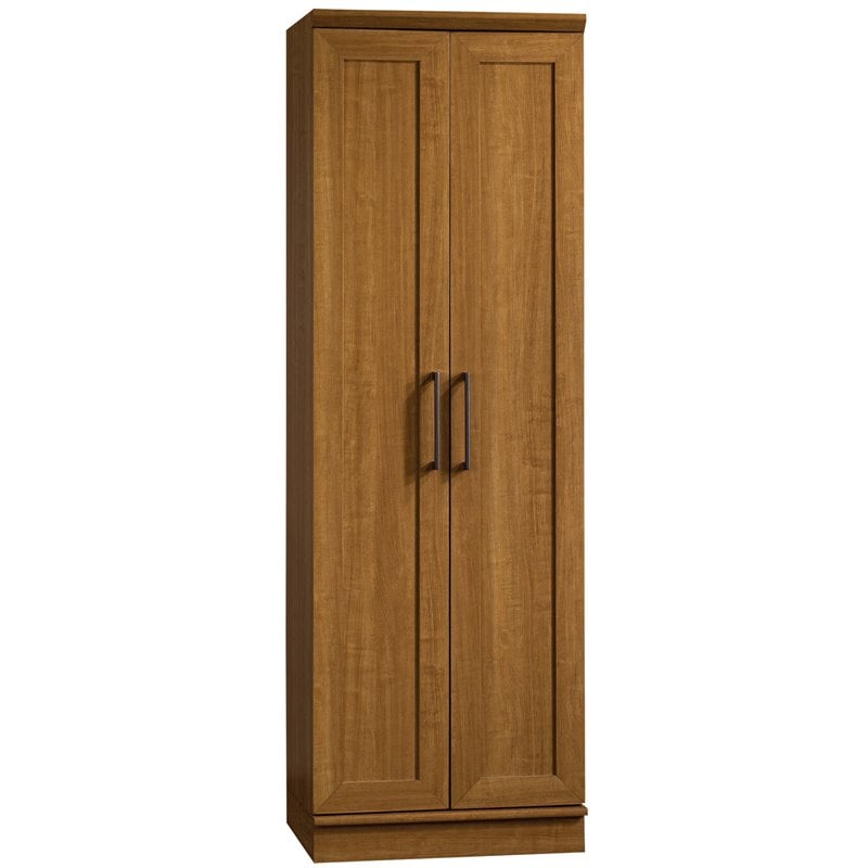 Kingfisher Lane Engineered Wood Storage Cabinet in Sienna Oak Finish