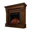 Kingfisher Lane Contemporary Electric Fireplace in Espresso Finish