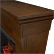Kingfisher Lane Contemporary Electric Fireplace in Espresso Finish