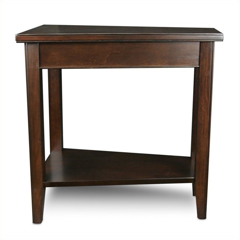 Kingfisher Lane Contemporary Solid Wood Table in Chocolate Cherry