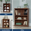 Kingfisher Lane Engineered Wood 3 Shelf Bookcase in Washington Cherry