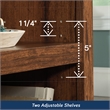Kingfisher Lane Engineered Wood 3 Shelf Bookcase in Washington Cherry