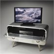 Kingfisher Lane Contemporary Aluminum Midway Aviator Console Chest in Silver