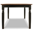 Kingfisher Lane Modern Rectangular Dining Table in Black and Brown