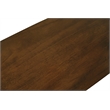 Kingfisher Lane Modern Rectangular Dining Table in Black and Brown