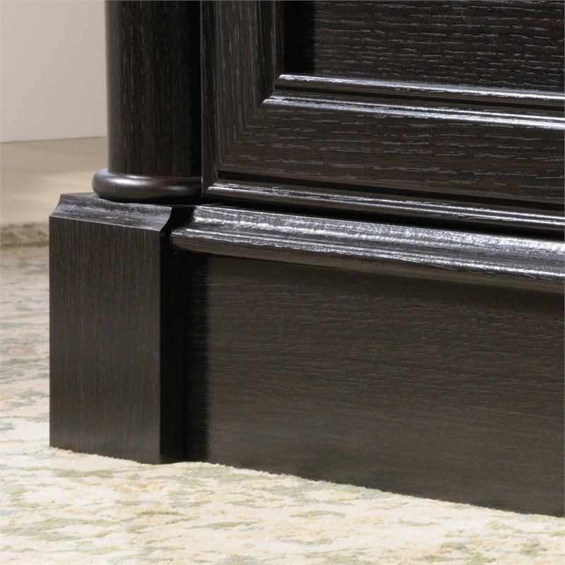 Kingfisher Lane Modern Engineered Wood Executive Desk in Wind Oak