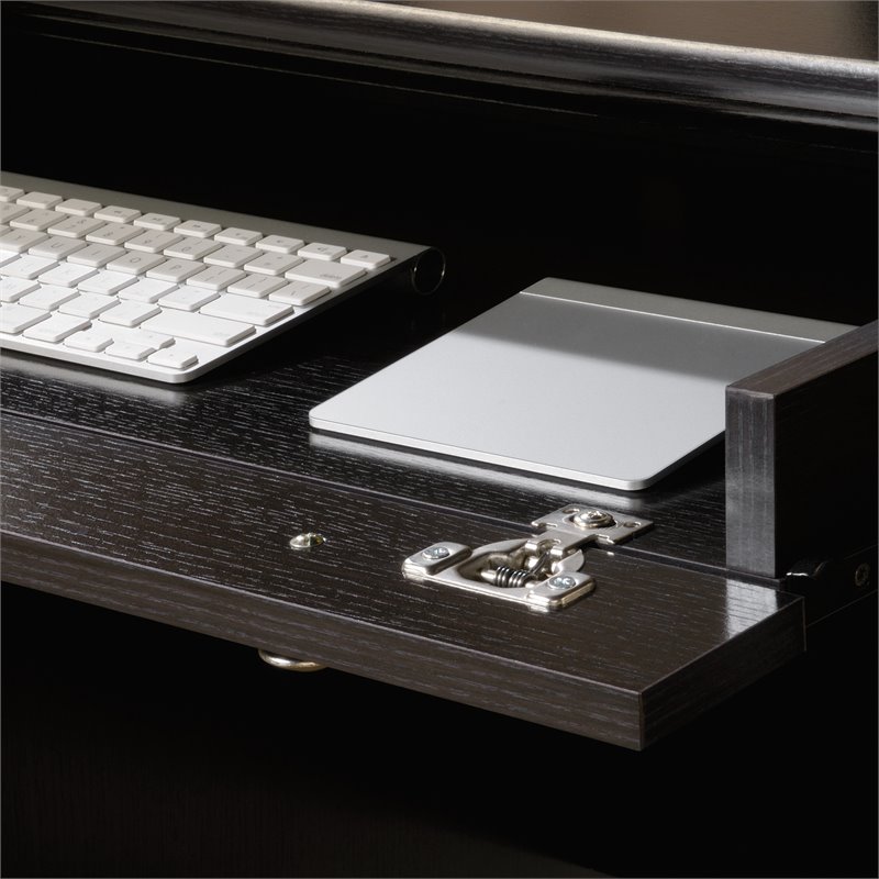 Kingfisher Lane Modern Engineered Wood Executive Desk in Wind Oak