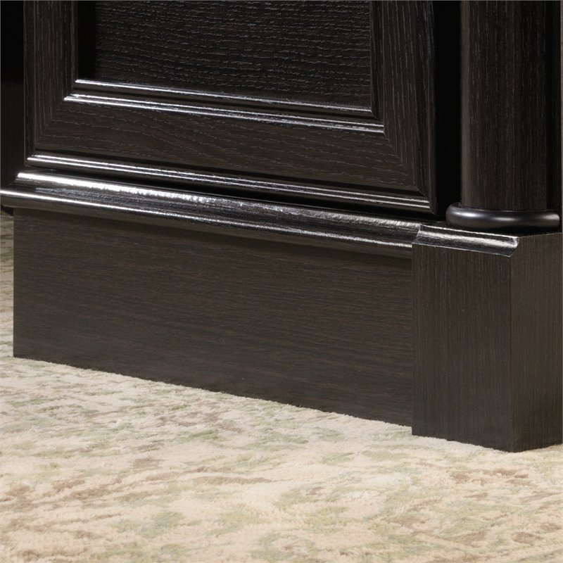 Kingfisher Lane Modern Engineered Wood Executive Desk in Wind Oak