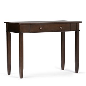 Kingfisher Lane Wood Transitional 42&quot Home Office Desk in Brown