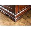 Kingfisher Lane Traditional Solid Wood 5-Drawer Chest in Cherry