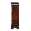Kingfisher Lane Traditional Solid Wood 5-Drawer Chest in Cherry