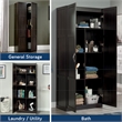 Kingfisher Lane Engineered Wood Storage Cabinet in Cinnamon Cherry Finish
