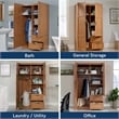 Kingfisher Lane Engineered Wood Storage Cabinet in Highland Oak