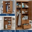 Kingfisher Lane Engineered Wood Storage Cabinet in Highland Oak