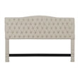 Kingfisher Lane Contemporary King Size Headboard Beige Weave