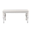 Kingfisher Lane Transitional Wood I Dining Table in Oyster White
