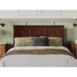 Kingfisher Lane Madison Queen Solid Wood Panel Headboard in Walnut