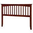 Kingfisher Lane Mission Full Wood Headboard in Walnut