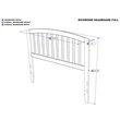 Kingfisher Lane Richmond Full Wood Headboard in Walnut
