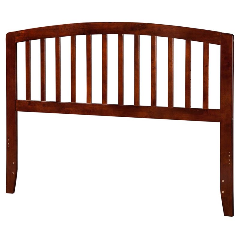 Kingfisher Lane Richmond Full Wood Headboard in Walnut