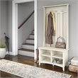 Kingfisher Lane Hall Tree with Storage Bench in Antique White