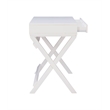 Kingfisher Lane Modern Wood Two Drawer Writing Desk in White