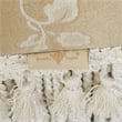 Kingfisher Lane Traditional Upholstered Decorative Footstool in White