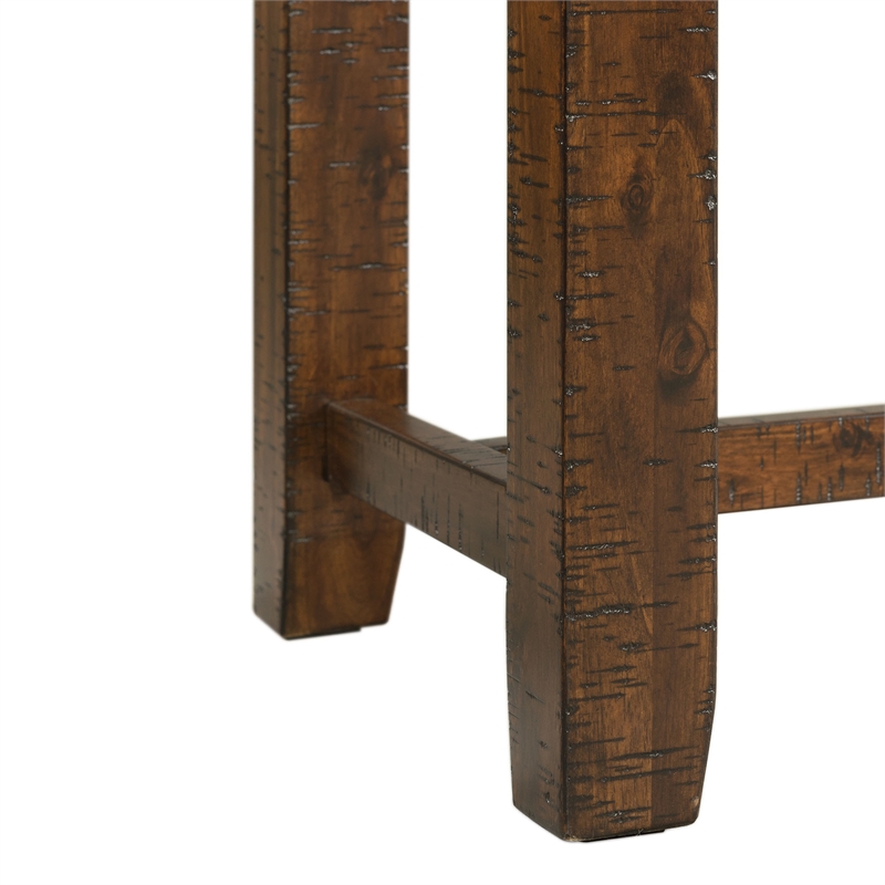 Kingfisher Lane Contemporary Multipurpose Bar Table Set in Brown