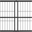 Kingfisher Lane Contemporary Metal Futon Frame in Black Finish