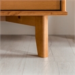 Kingfisher Lane 3 Drawer Mid Century Modern Wood Dresser - Caramel