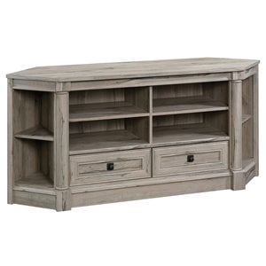 Kingfisher Lane Engineered Wood 60&quot Corner TV Stand in Split Oak