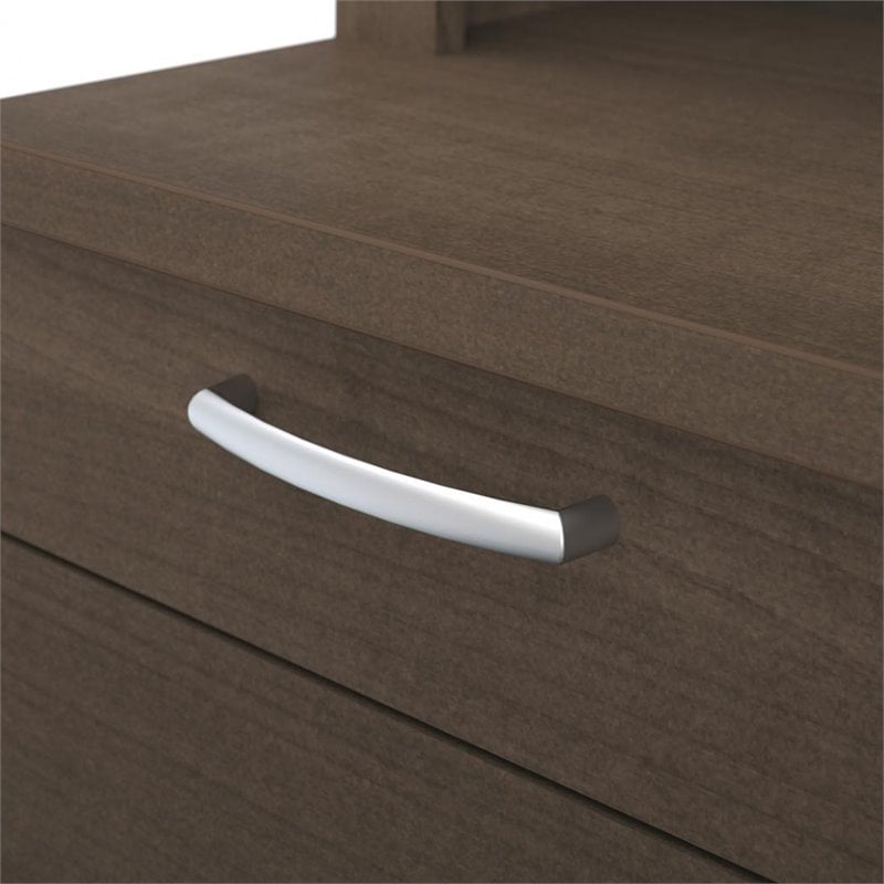 Kingfisher Lane Contemporary Wood Mahogany 4 Piece U Shaped Computer Desk