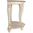 Kingfisher Lane Modern Console Table in Chipped White and Brown