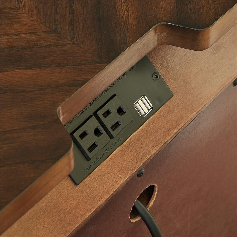 Kingfisher Lane Contemporary Brown Cherry 3-Drawer Nightstand