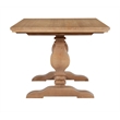 Kingfisher Lane Modern Wood Dining Table in Rustic Honey Brown