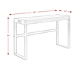 Kingfisher Lane Contemporary Multipurpose Bar Table Set in Walnut