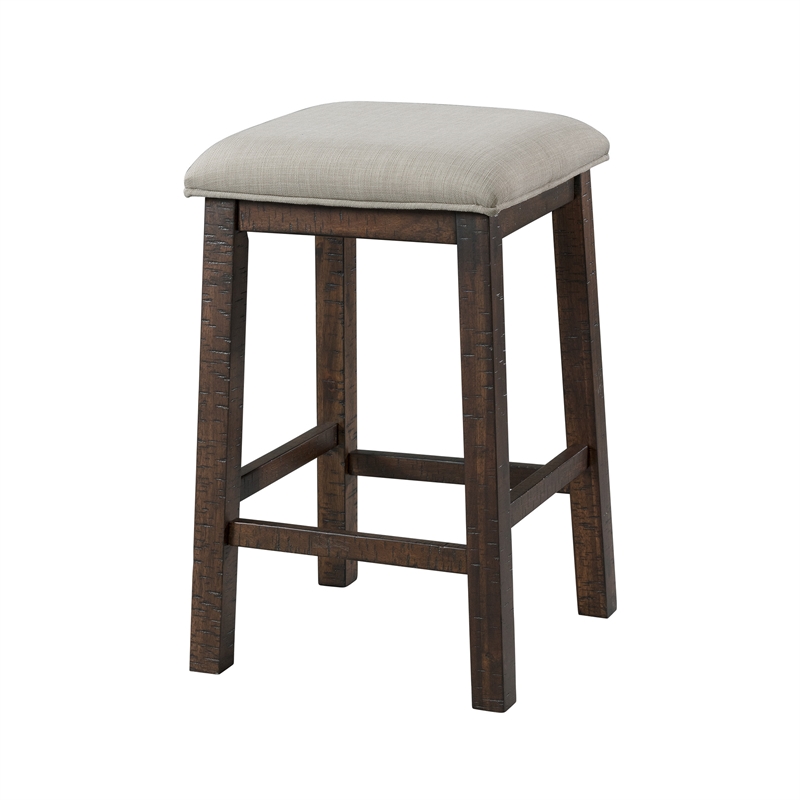 Kingfisher Lane Contemporary Multipurpose Bar Table Set in Walnut
