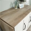 Kingfisher Lane Engineered Wood Sewing Craft Cart in Soft White