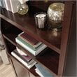 Kingfisher Lane Engineered Wood 3-Shelf Bookcase in Cherry Finish