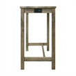 Kingfisher Lane Multipurpose Bar Table and 3 Stools Set in Brown