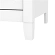 Kingfisher Lane Modern 2 Drawer File Cabinet in White & Gray