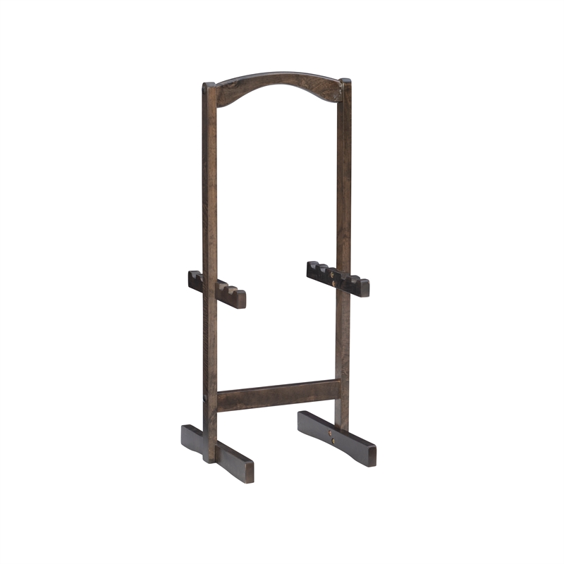 Kingfisher Lane Modern Five Piece Wood Tray Table Set in Gray