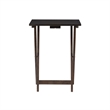 Kingfisher Lane Modern Five Piece Wood Tray Table Set in Gray