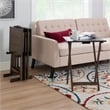 Kingfisher Lane Modern Five Piece Wood Tray Table Set in Gray