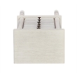 Kingfisher Lane Contemporary Wood Jewelry Armoire in Off White