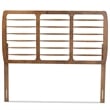 Kingfisher Lane Modern Ash Walnut Finished Wood Full Size Headboard